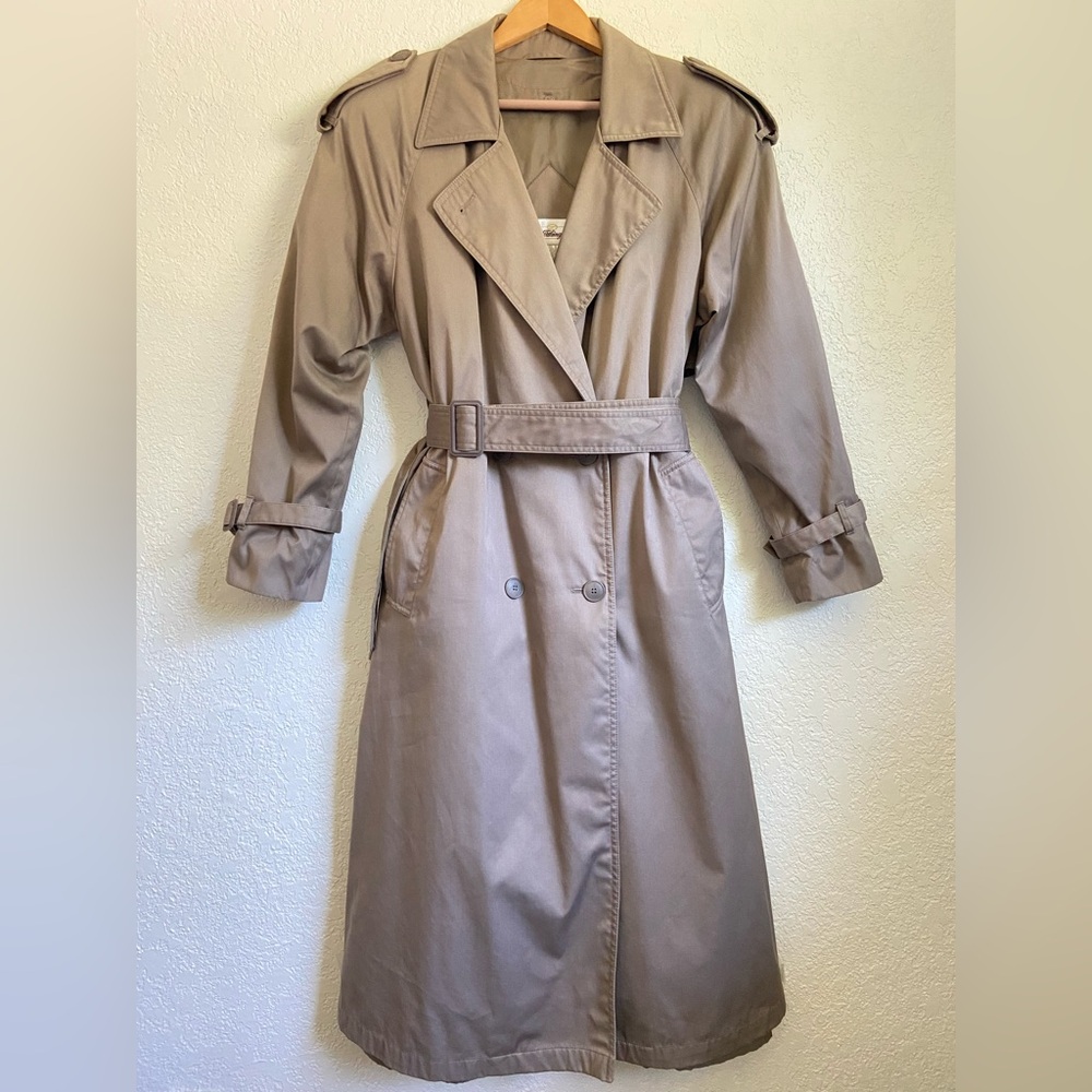 Vintage Worthington Beige Double Breasted Trench Coat